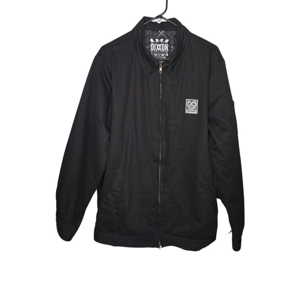 Dixxon Flannel Co. Men's Lined Kennedy Canvas Work Jacket Black Large Tall LT